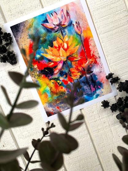 "Lotus Rebellion" Art Print