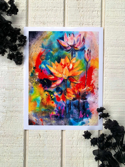 "Lotus Rebellion" Art Print