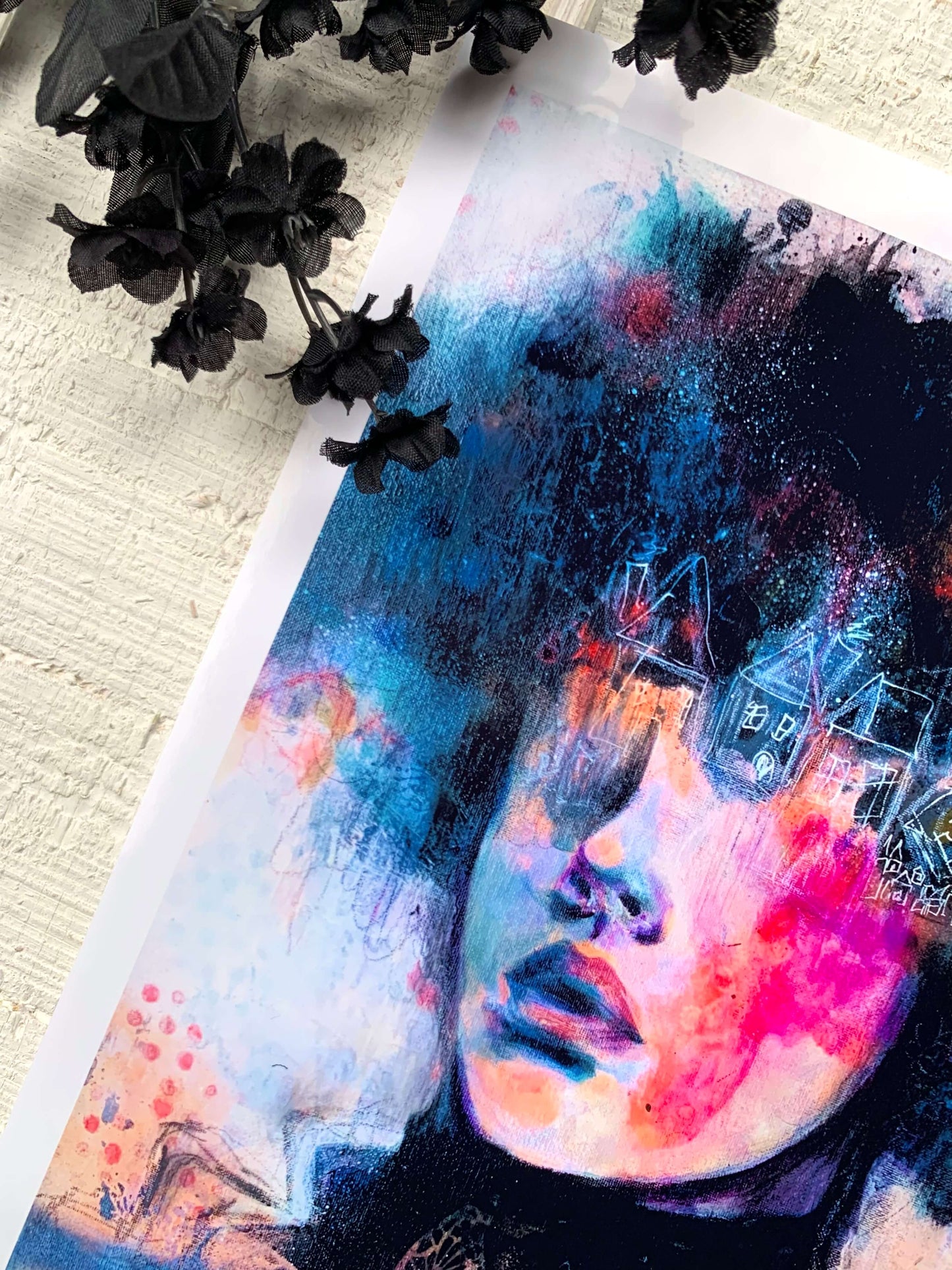 "Shadow Lady" Art Print