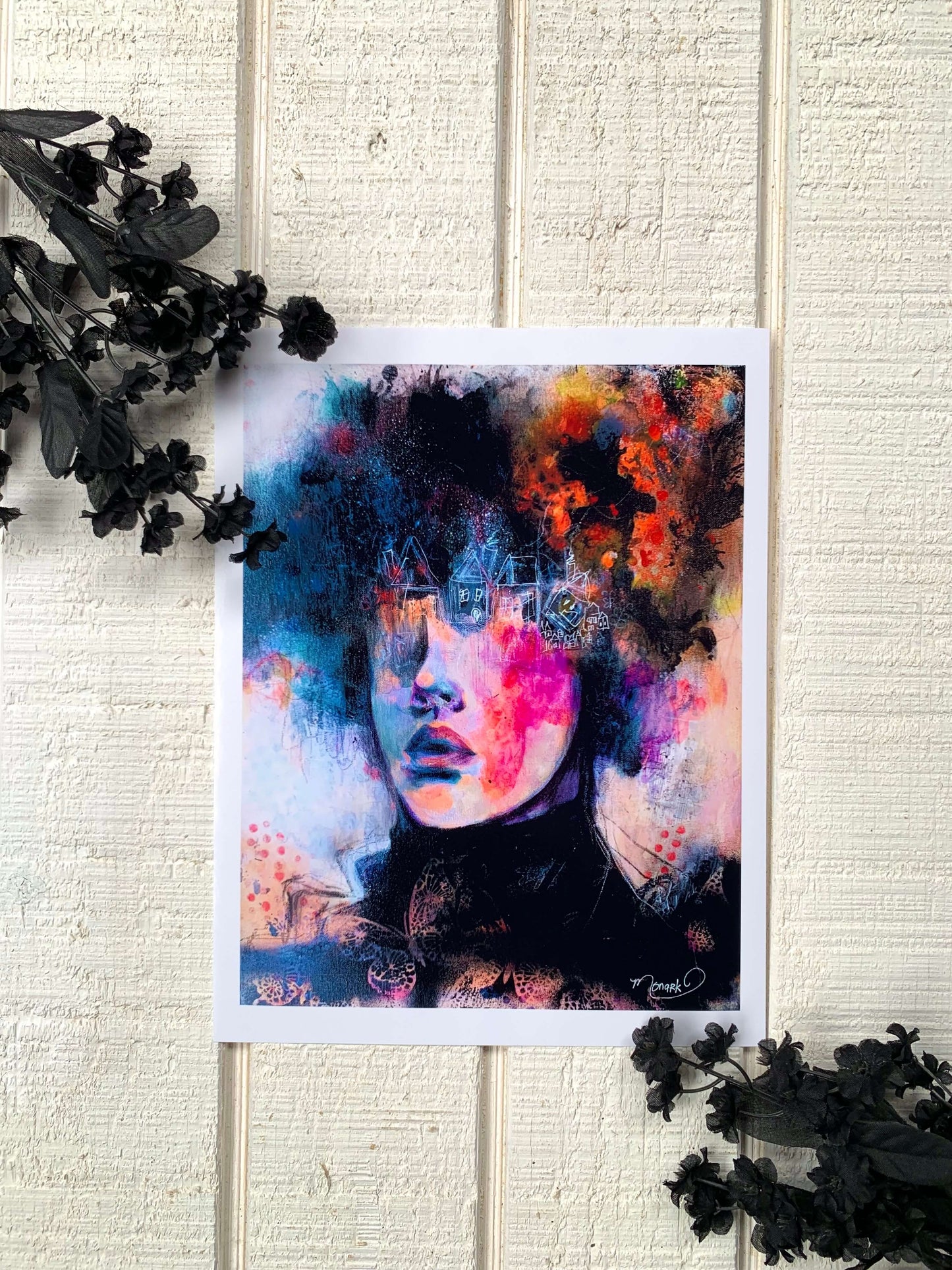 "Shadow Lady" Art Print