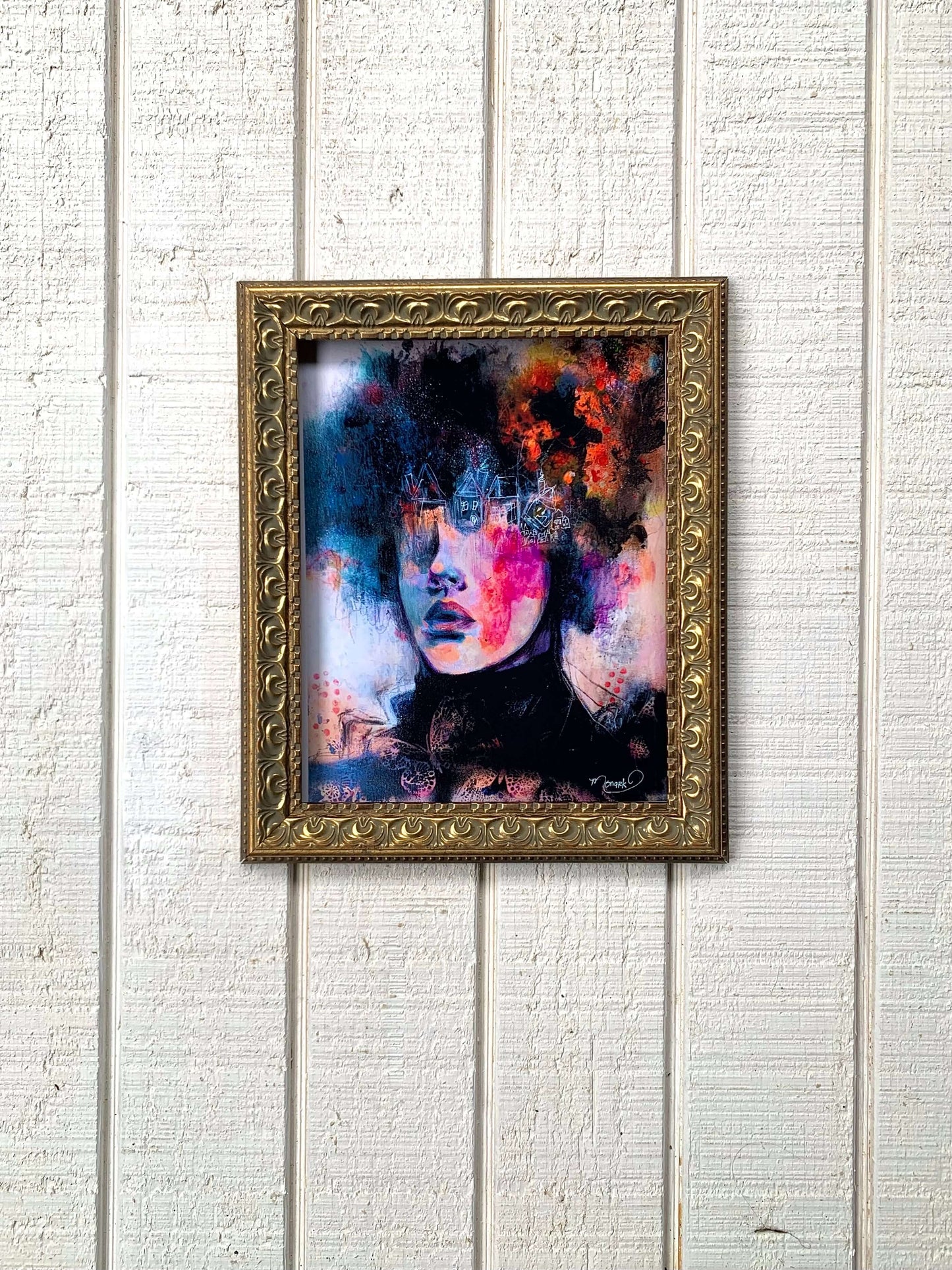 "Shadow Lady" Art Print